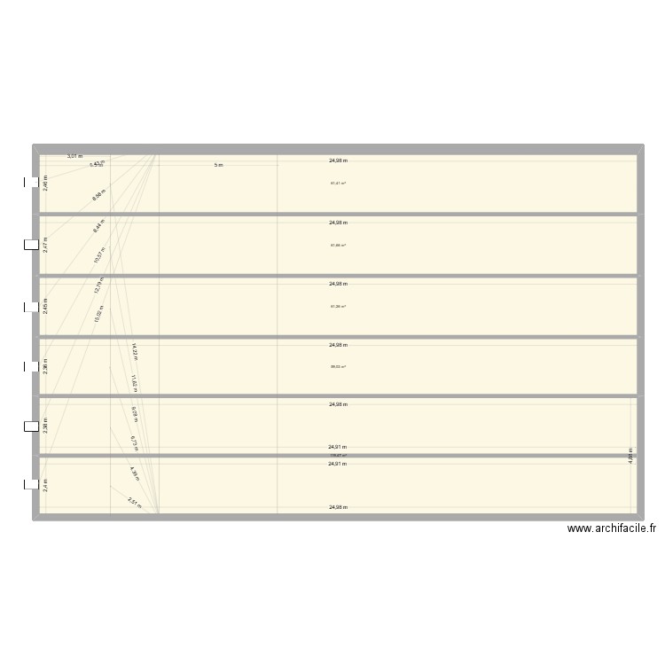 Piscine 25m 6 lignes. Plan de 5 pièces et 363 m2