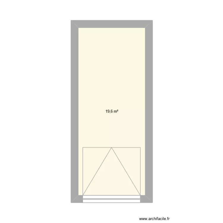 Garage. Plan de 1 Pièce et 20 m² Garage. Plan de 1 Pièce et 20 m²