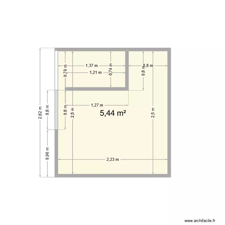 Plan 3 SdB Marie. Plan de 