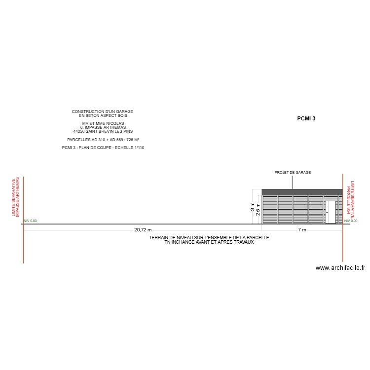 pcmi 3 nicolas. Plan de 0 pièce et 0 m2