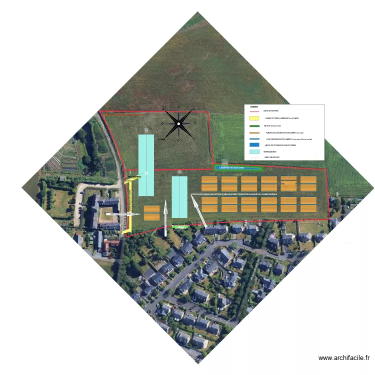 pour ARCHITECTE 03 05 2026_MASSE_LA VILLE ERNAULT. Plan de 