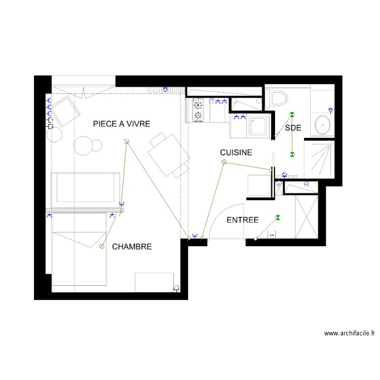 Exercice. Plan de 0 pièce et 0 m2