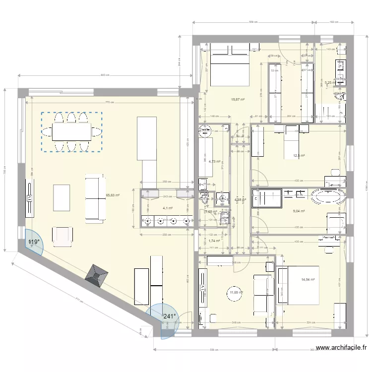 MAISON PLAN DISPO. Plan de 