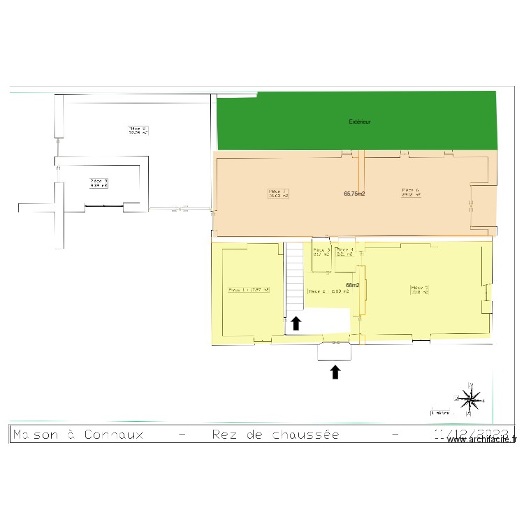 Connaux RDC. Plan de 0 pièce et 0 m2