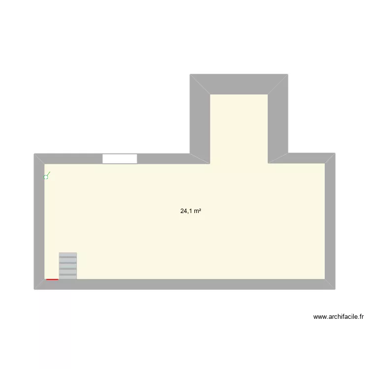 TEst sous sol. Plan de 1 et 24 m² TEst sous sol. Plan de 1 et 24 m²