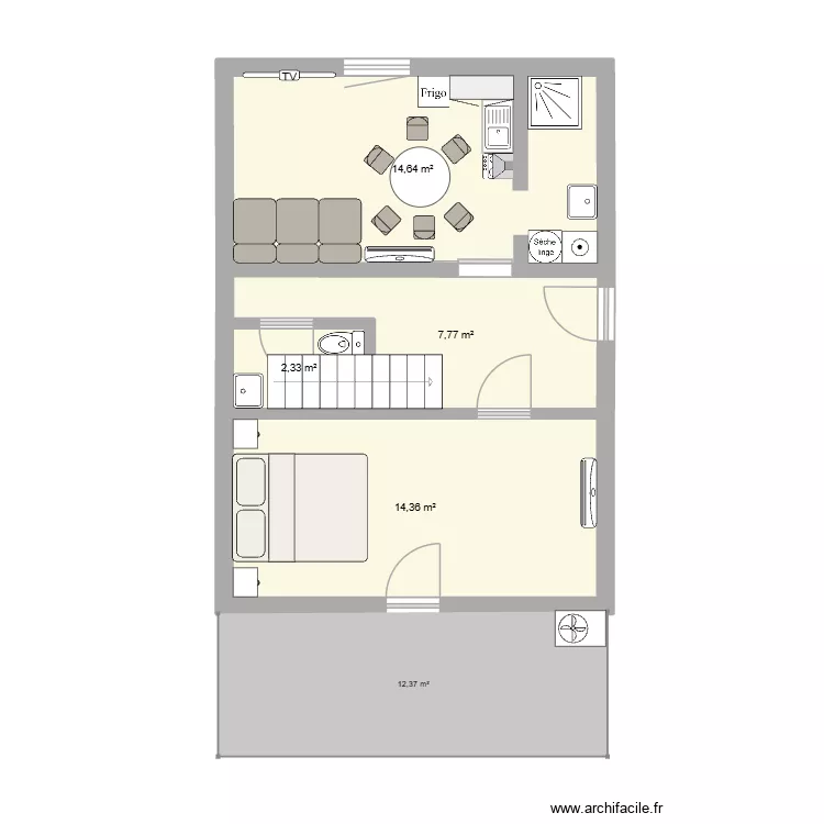 carry. Plan de 4 Pièces et 39 m² carry. Plan de 4 Pièces et 39 m²
