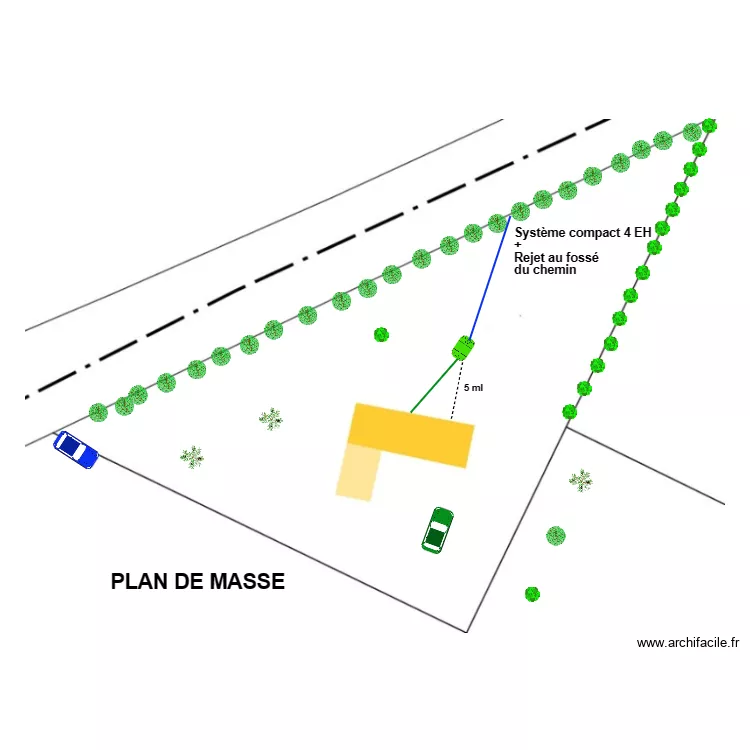 Mechaussie. Plan de 