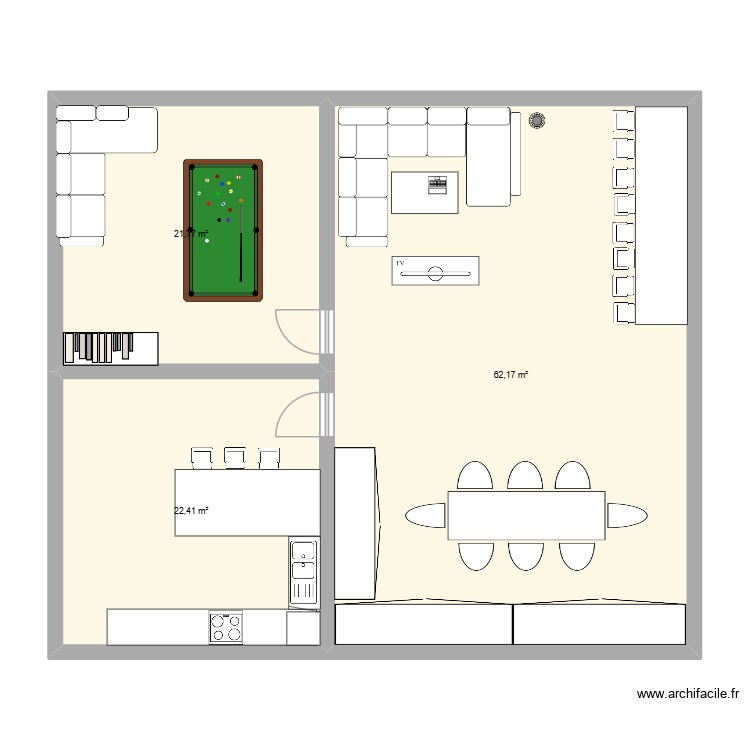 maison. Plan de 0 pièce et 0 m2