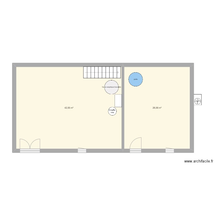 etage. Plan de 0 pièce et 0 m2