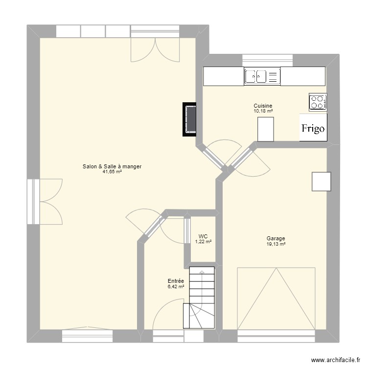 grand Peine 17 Nivelles. Plan de 11 pièces et 154 m2