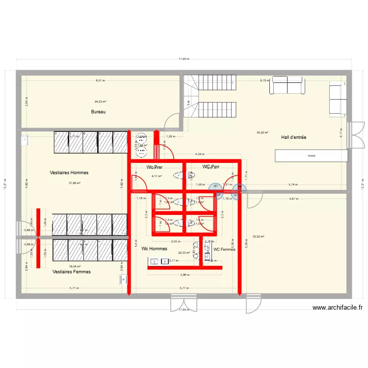 Local Portet Rdc. Plan de 12 et 193 m² Local Portet Rdc. Plan de 12 et 193 m²