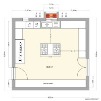 plan ABRIS GAZ CUISINE