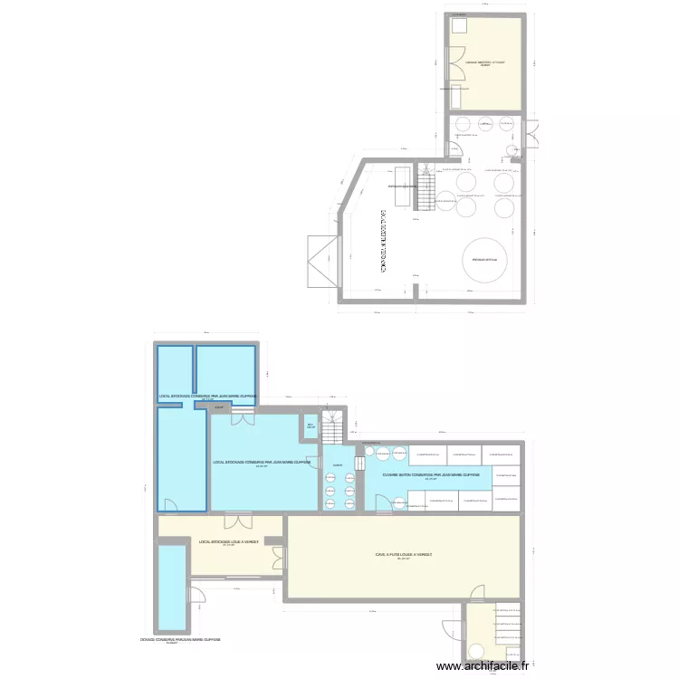 LOCAUX VERGET ETAGE 1. Plan de 