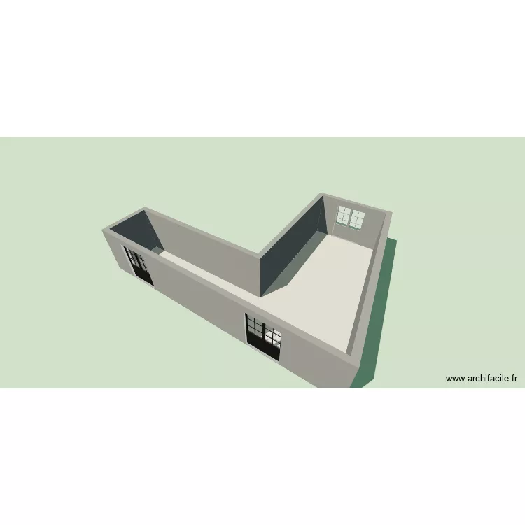 extension 3D. Plan de 1 et 52 m² extension 3D. Plan de 1 et 52 m²
