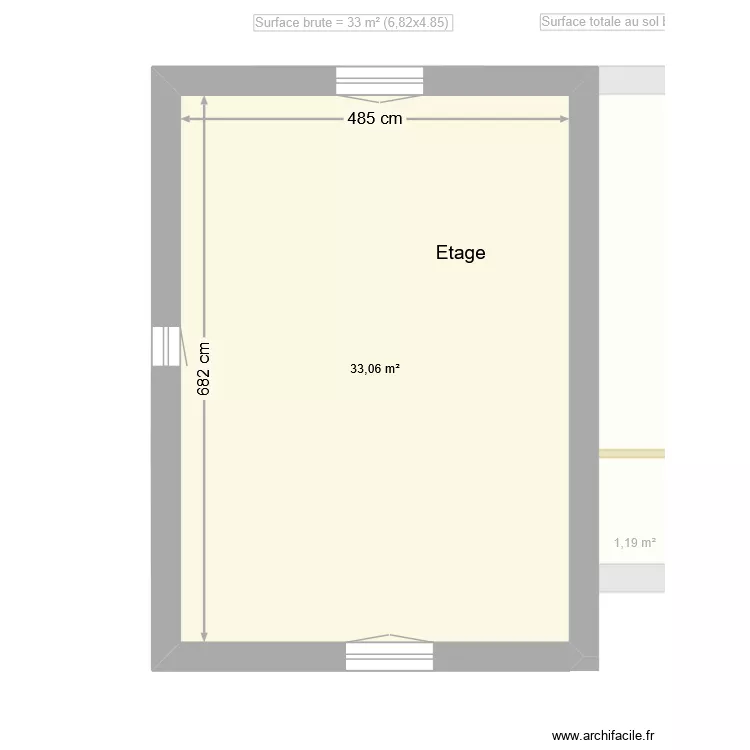 Talmont 2. Plan de 9 et 106 m² Talmont 2. Plan de 9 et 106 m²