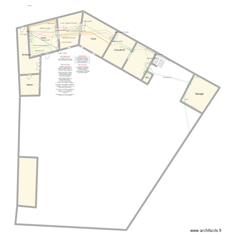 Mouy. Plan de 30 pièces et 790 m2