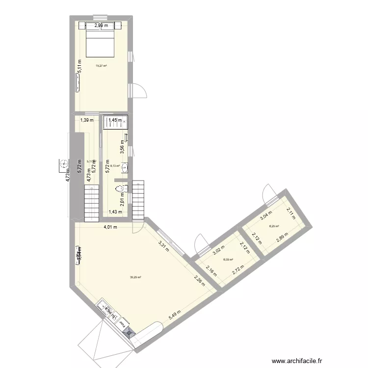 LA BOUILLADISSE 2. Plan de 