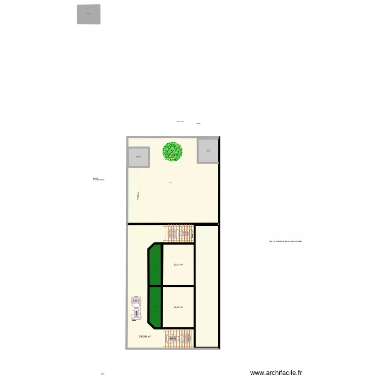 plan Modifi&eacute; Villa B&eacute;a 2024 CASES kids. Plan de 