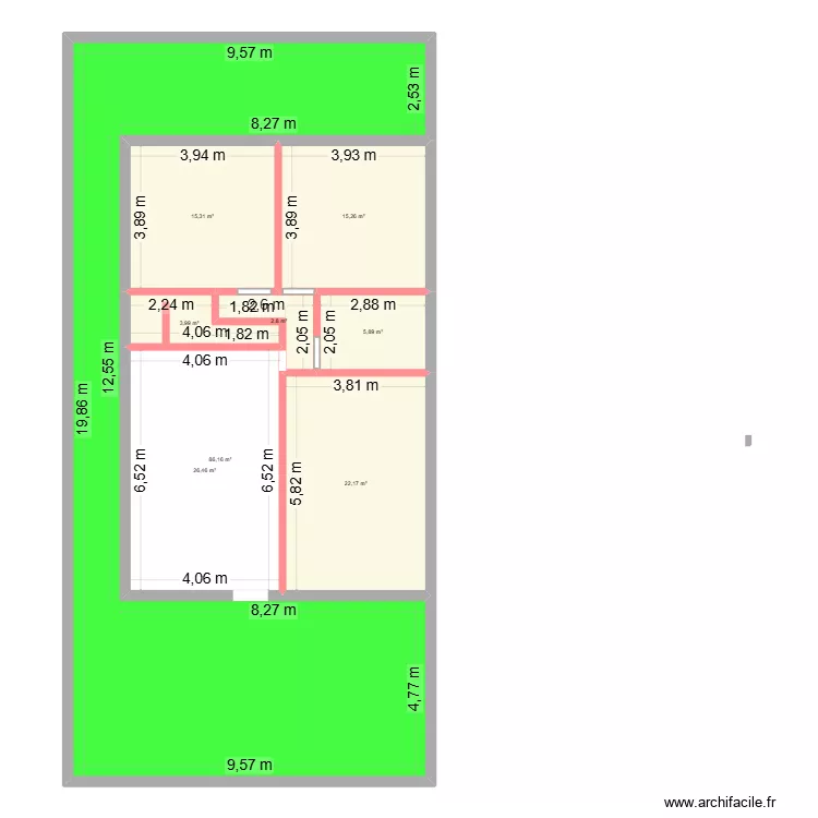 Ing&eacute;nieur Elonga. Plan de 8  et 178 m²