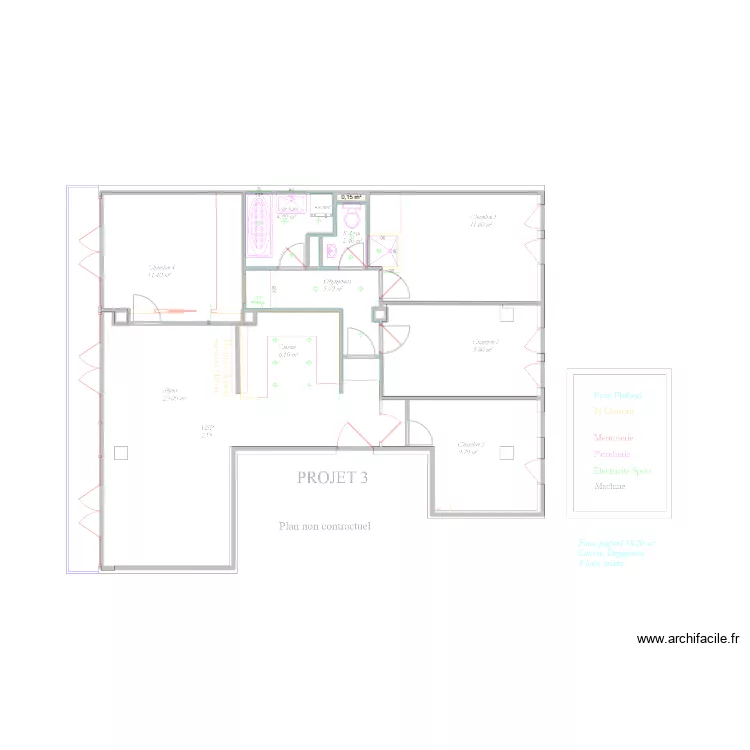 BERMUDES PROJET. Plan de 