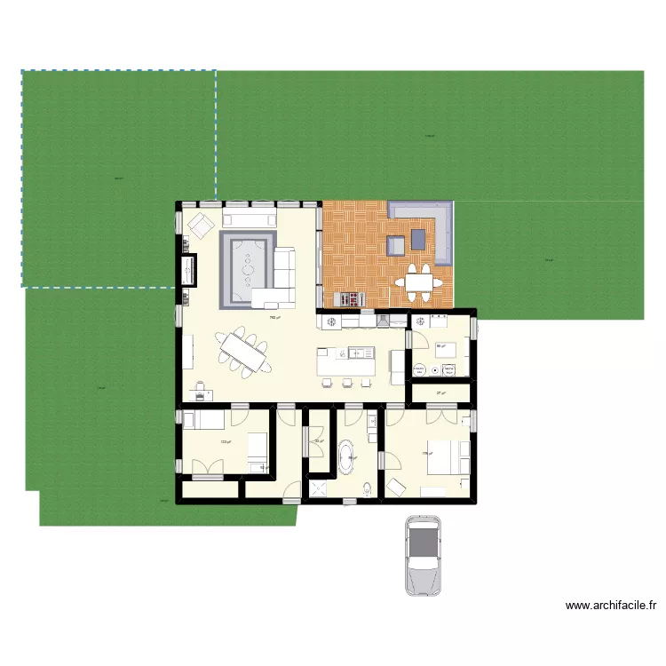 maison labrecque. Plan de 