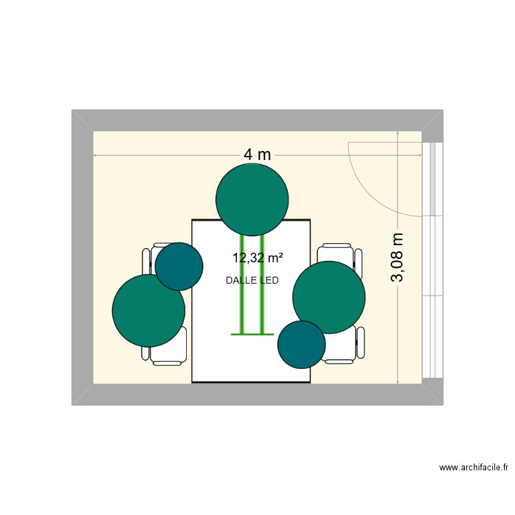 SOCABI - SHOW ROOM 2. Plan de 1 pièce et 12 m2