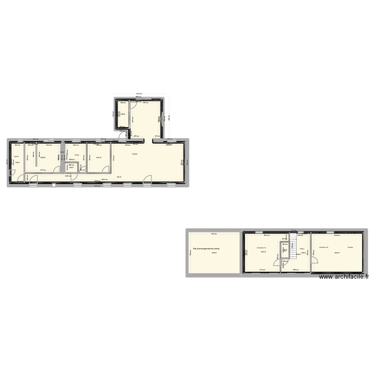 Molon stephanie étage. Plan de 17 pièces et 293 m2