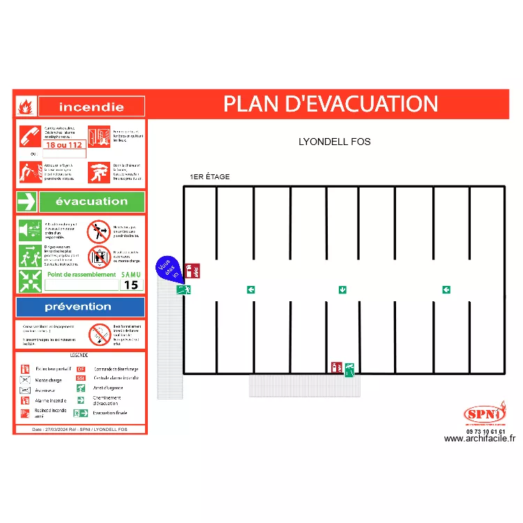 LYONDELL FOS 27/03. Plan de LYONDELL FOS 27/03. Plan de