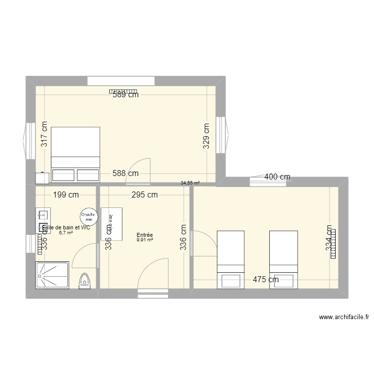 1er étage_sanitaires a l'est_helene. Plan de 0 pièce et 0 m2