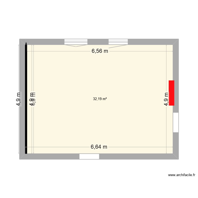 GRAND PIECE ETAGE MONTNER. Plan de 0 pièce et 0 m2 GRAND PIECE ETAGE MONTNER. Plan de 0 pièce et 0 m2