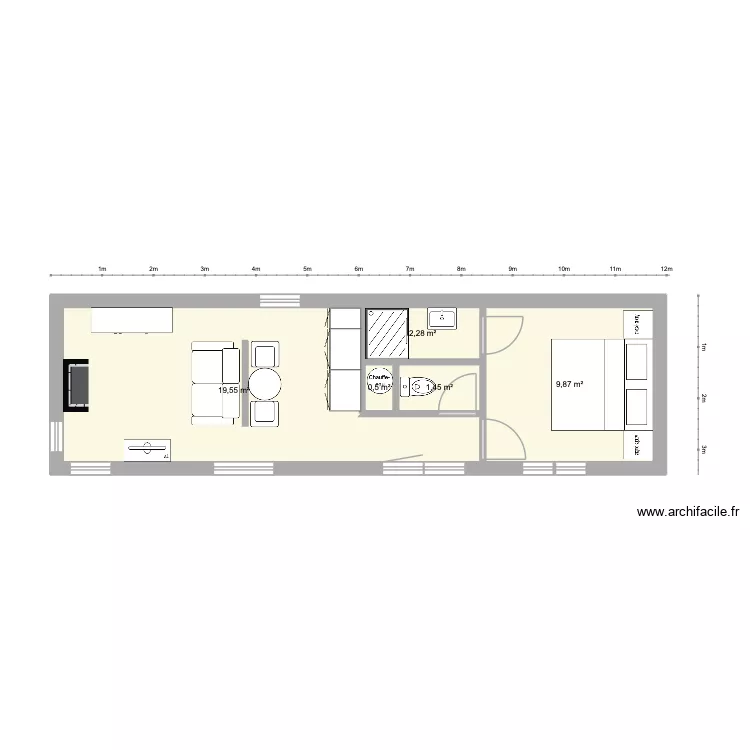 Patricia Chapelier. Plan de 5 et 34 m² Patricia Chapelier. Plan de 5 et 34 m²