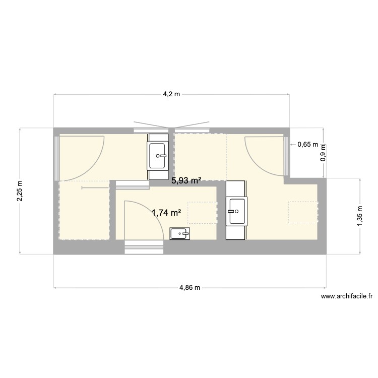 StPrex_SdB_Etage. Plan de 0 pièce et 0 m2 StPrex_SdB_Etage. Plan de 0 pièce et 0 m2