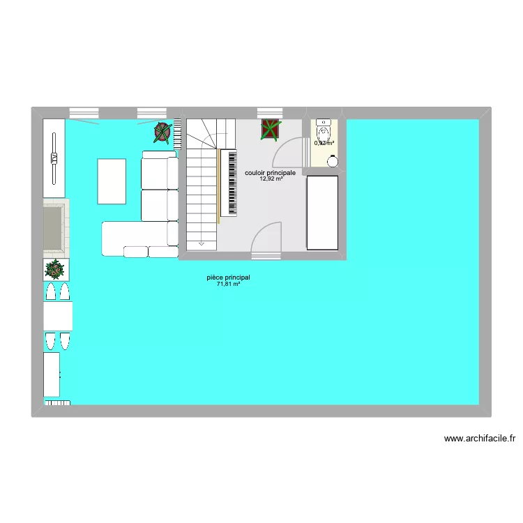 ma maison. Plan de ma maison. Plan de