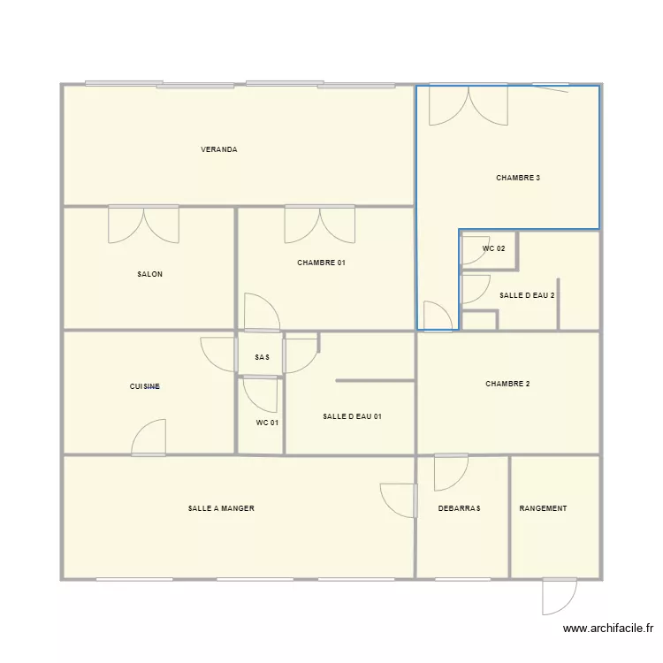 455 AUDIT GUERIN. Plan de 