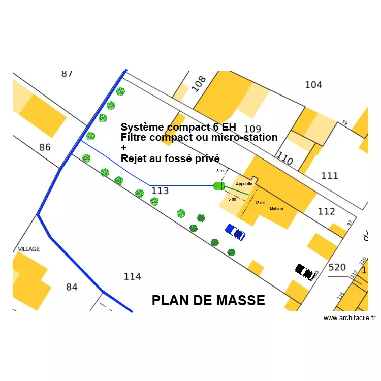 Sousa Oliveira. Plan de 