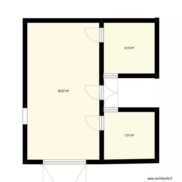BOUCHERI. Plan de 
