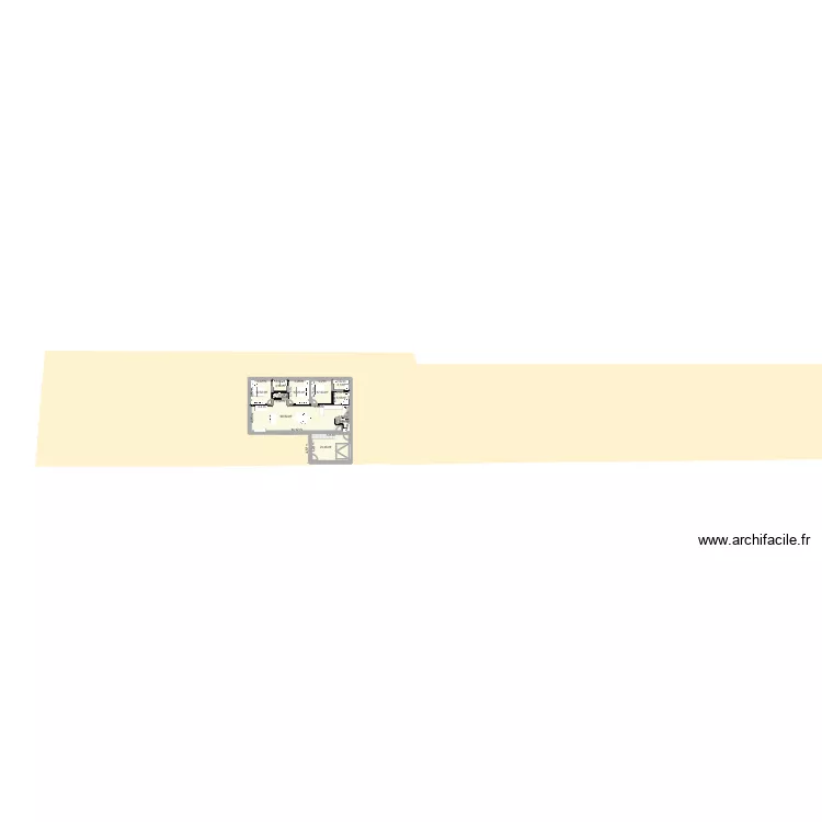 Projet Yo et G. Plan de 18  et 238 m²