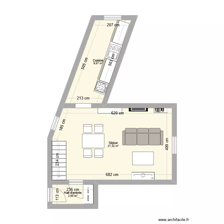 MBISJE62 / 0. Plan de 3  et 40 m²
