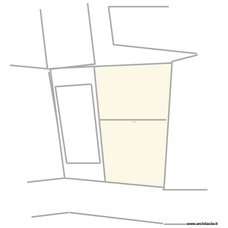 Cheikh 1. Plan de 1  et 588 m²