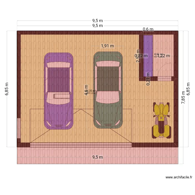 garage 2. Plan de garage 2. Plan de