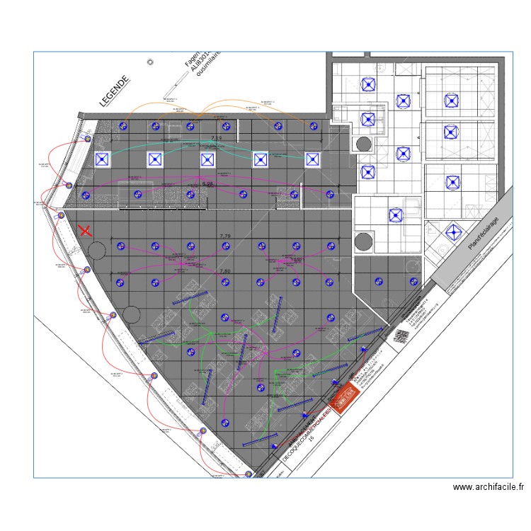 ODYSSEUM RESEAUX ECL. Plan de 0 pièce et 0 m2