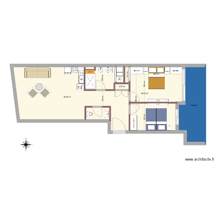 FRANCE. Plan de 0 pièce et 0 m2