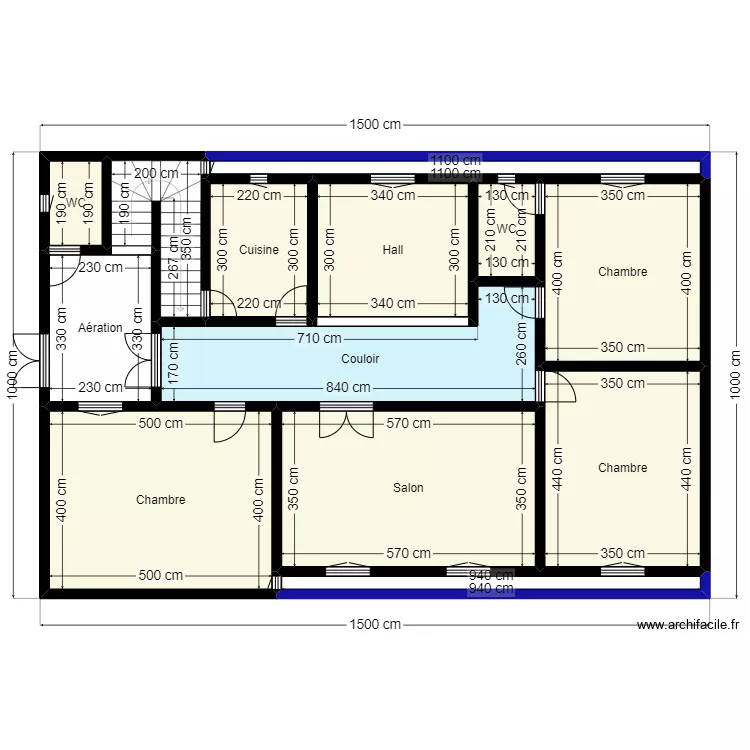 Plan de Terrain 10mx15m Client 48 06 03 14. Plan de 