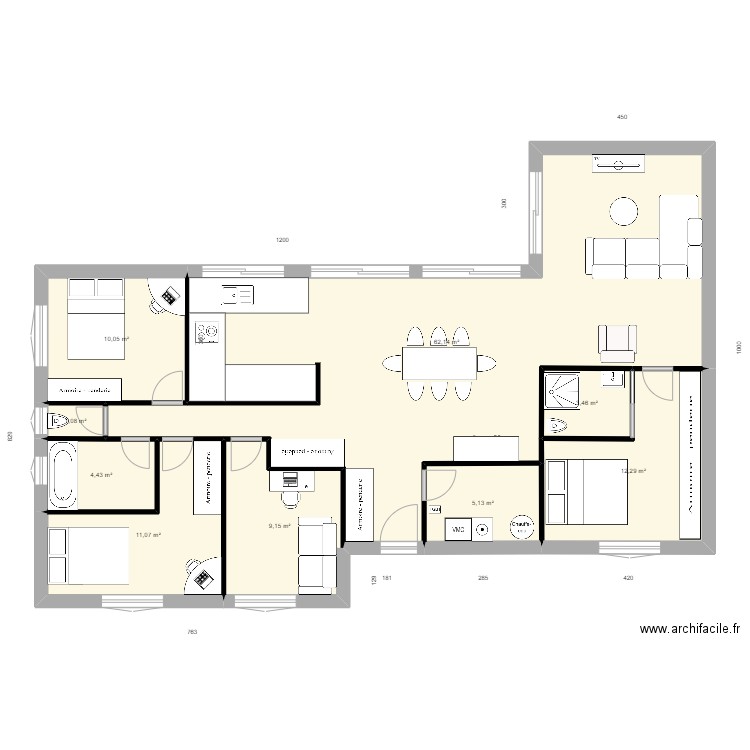 V6 120m. Plan de 0 pièce et 0 m2