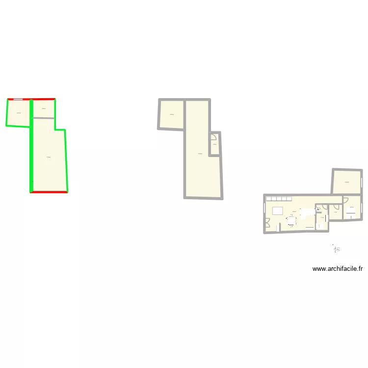 maison. Plan de 11 pièces et 260 m²