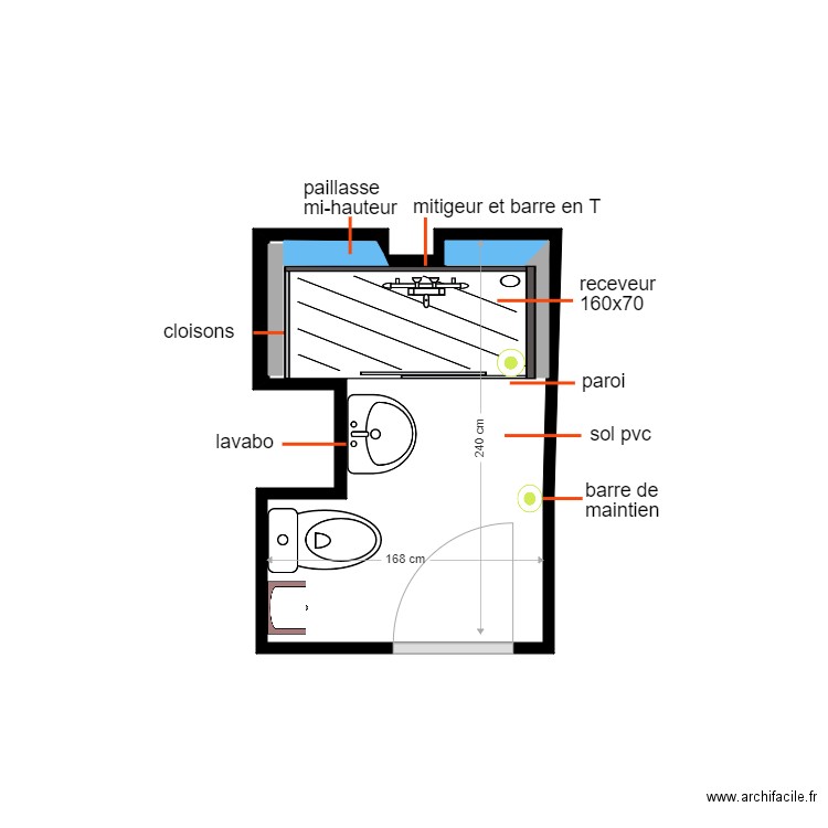 keita. Plan de 0 pièce et 0 m2