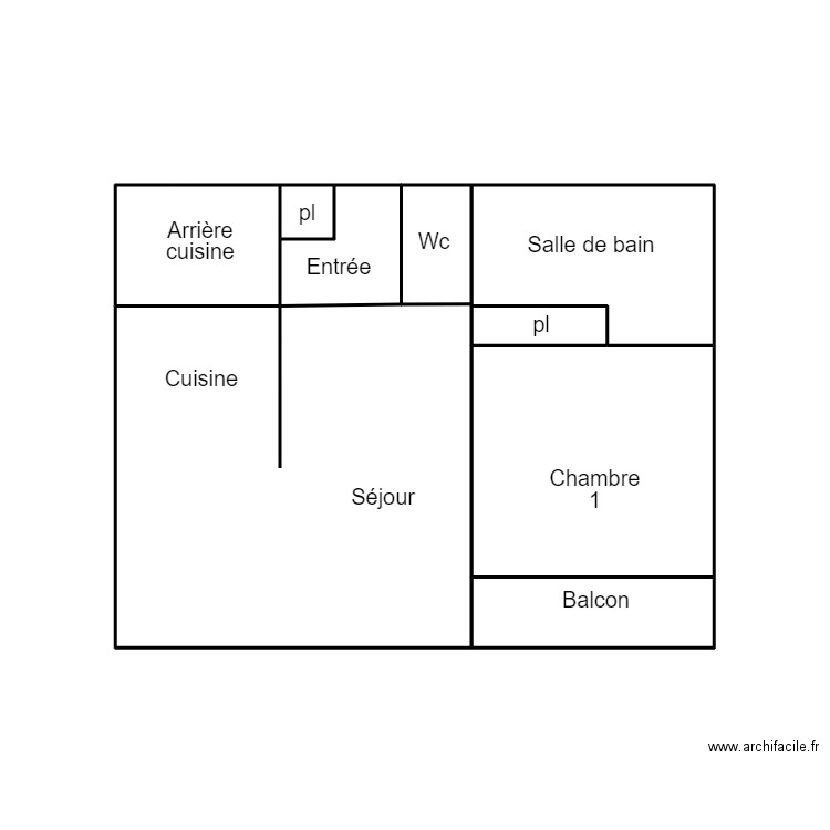 CONCARNEAU EWERING. Plan de 8 pièces et 20 m2