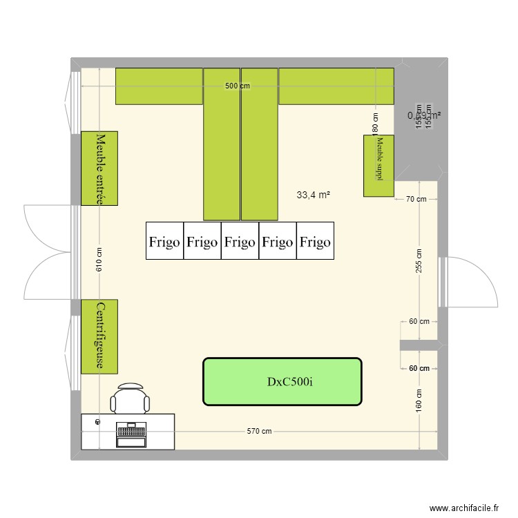 labo. Plan de 0 pièce et 0 m2
