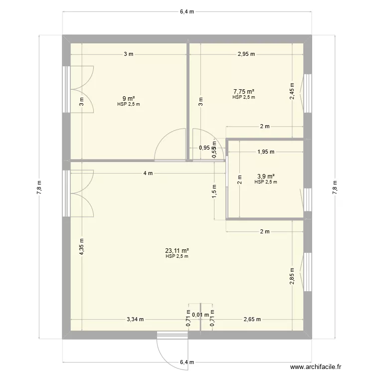plan Solaro bergerie. Plan de 