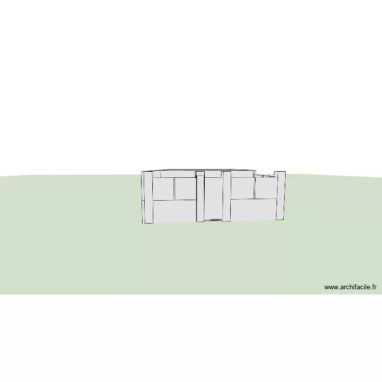 Plan Cloture. Plan de 1  et 51 m²